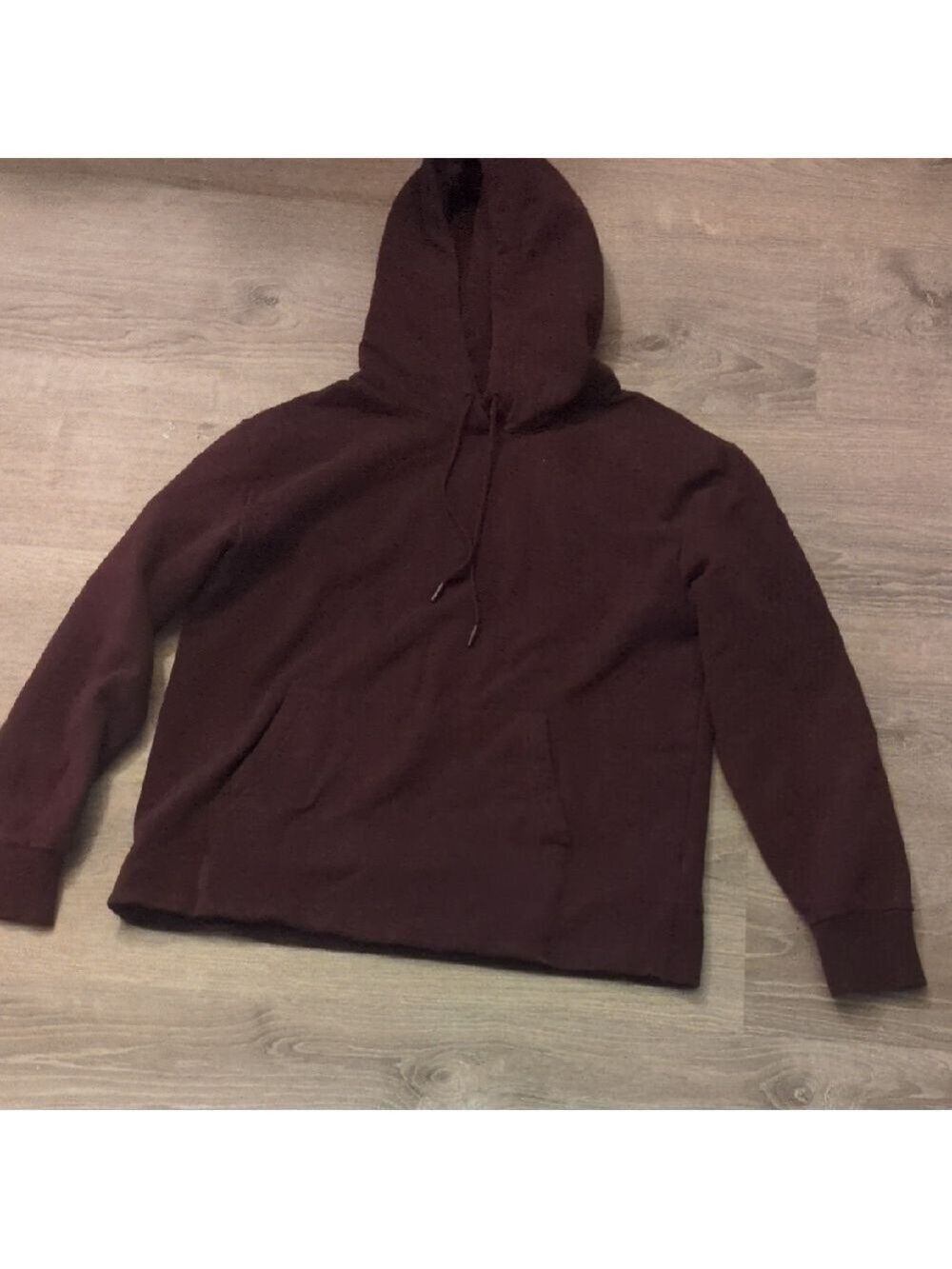 Athleta Purple Floral Embroidery Hooded Sweatshirt Size Small